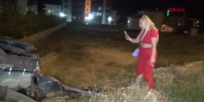 Karaman'da kadının kaza sonrası yaptığı herkesi şaşkına çevirdi