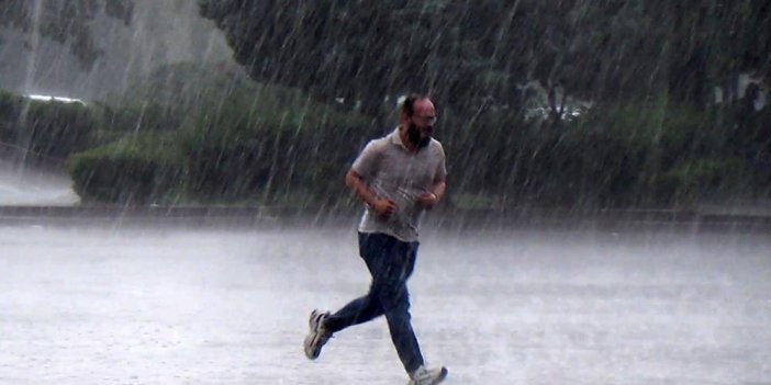 Kırıkkale'de yağmurdan kaçış
