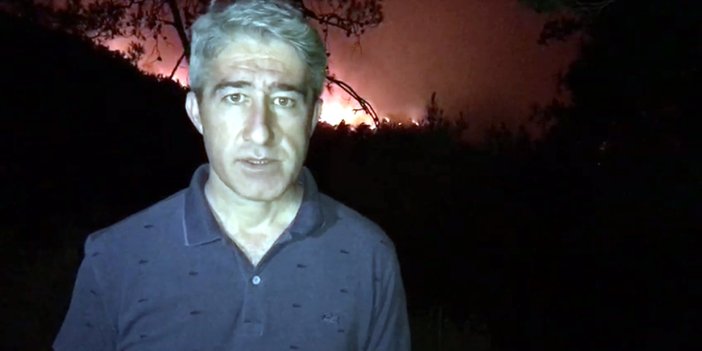 Marmaris'te orman yangını söndürülemedi; Belediye Başkanı Oktay'dan gece görüşlü helikopter çağrısı!
