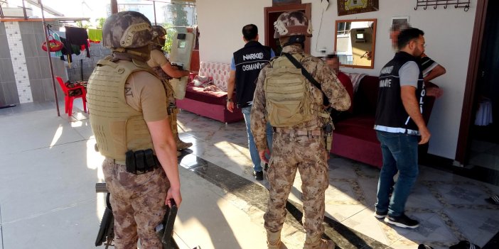 Osmaniye merkezli uyuşturucu satıcılarına ''şafak'' operasyonu