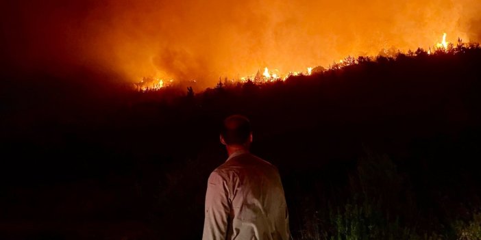 KKTC’de devam eden orman yangını yeniden şiddetlendi