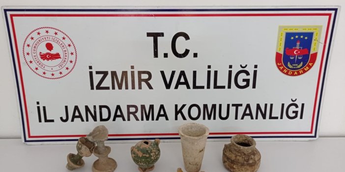 İzmir'de tarihi eser kaçakçılarına operasyon