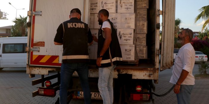 Muğla'da depoda 17 bin 150 şişe kaçak alkol ele geçirildi