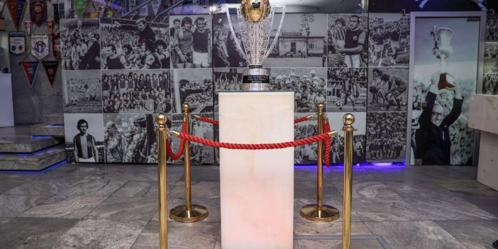 Trabzonspor'un kupası müzede