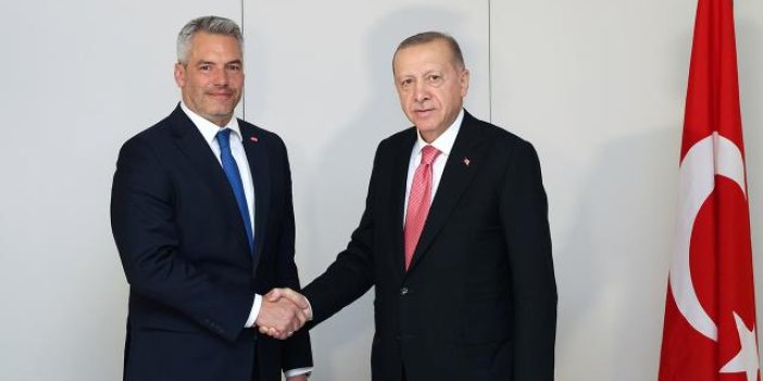 Cumhurbaşkanı Erdoğan, Avusturya Başbakanı Nehammer ile görüştü