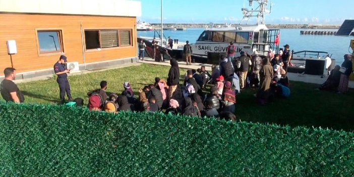 Şile açıklarındaki teknede 59 kaçak göçmen yakalandı