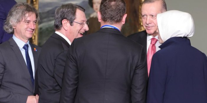 Erdoğan'dan Rum liderle NATO Zirvesi'nde sıcak sohbet. Rum kesimi NATO üyesi değil 