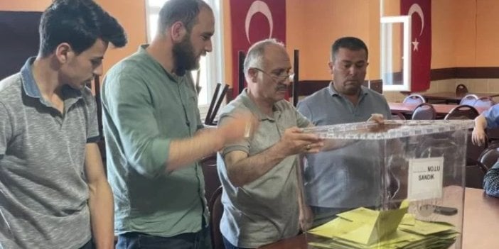 Dodurga'da seçim sonuçları belli oldu