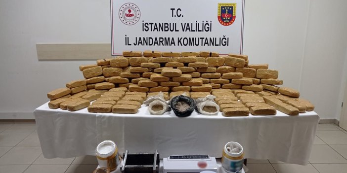 İstanbul'da 120 kilogram uyuşturucu ele geçirildi