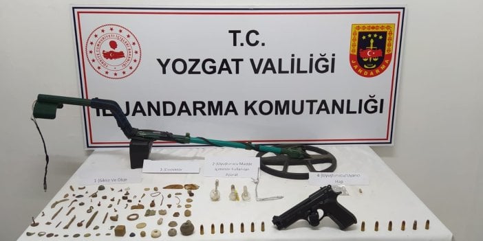 Yozgat’ta tarihi eser operasyonu: 107 eser ele geçirildi