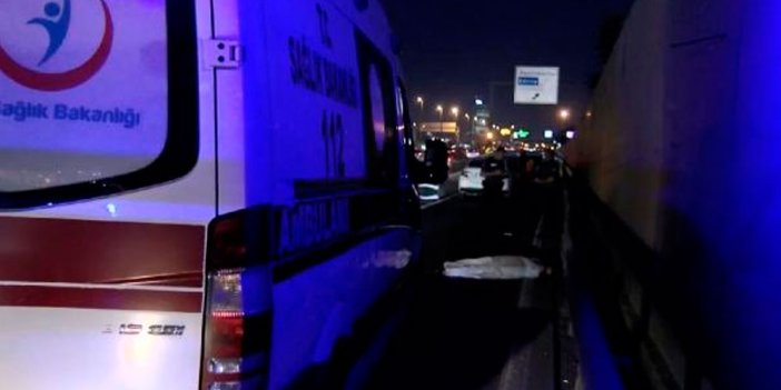 Zeytinburnu karayolunda trafik kazası: 1 ölü