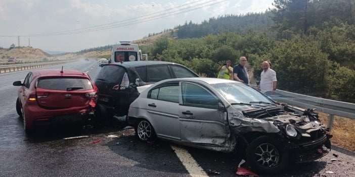 Yağmurlu hava kazaya neden oldu: 3 yaralı