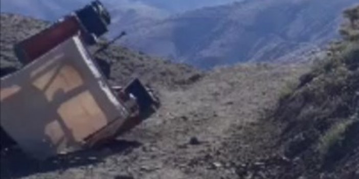 Elazığ’da direksiyon hakimiyetini kaybeden traktör devrildi: 1 ölü, 1 yaralı