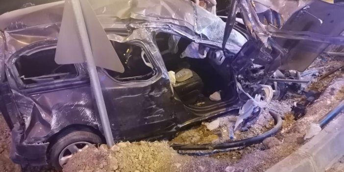 Mersin'de kamyonet yoldan çıkarak takla attı: 1 ölü, 2 yaralı