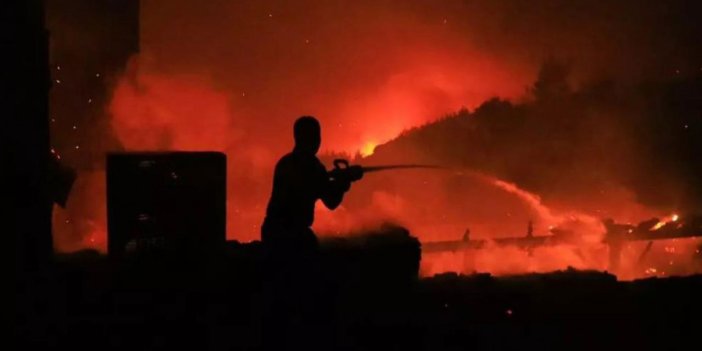 Datça'daki orman yangınından 17 konut olumsuz etkilendi