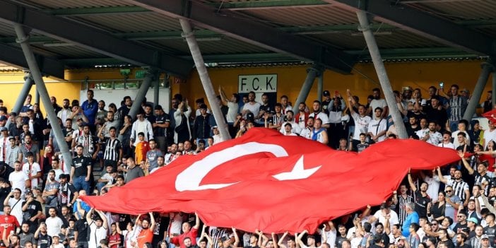 Beşiktaş Mainz maçında dikkat çeken detay