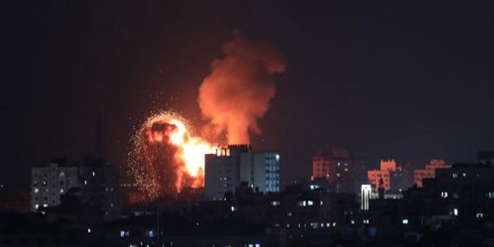 İsrail Hamas'a ait iki noktayı vurdu