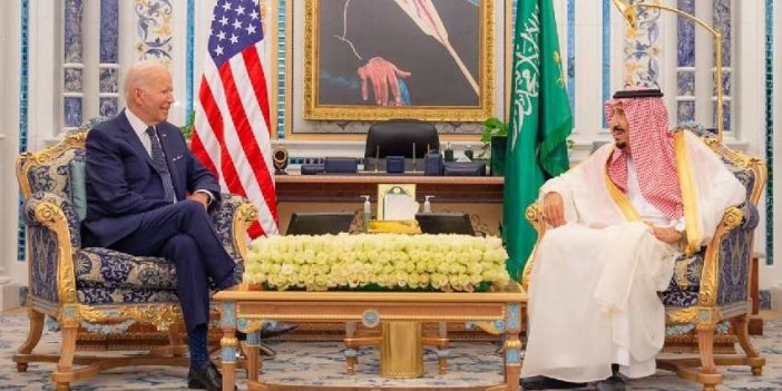 Suudi Arabistan İsrail'e hava sahasını açtı. ABD Başkanı Bıden Kral Selman'la görüştü