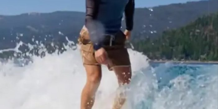 Facebook’un sahibi su kayağı yaparken görüntülendi | Bu kez yüzünde maske yokken ortaya çıktı