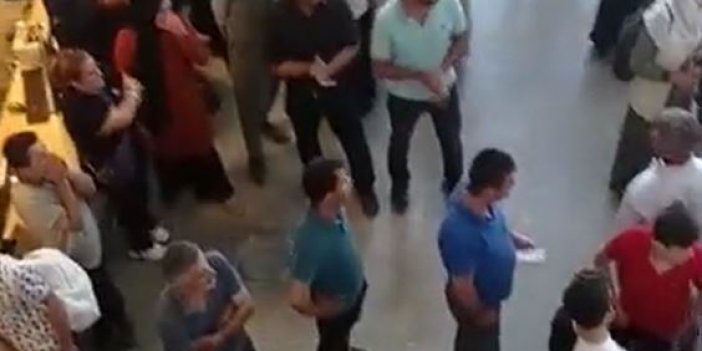 Mardin'de hastanede kuyruklar uzadı. Hastalar "Yönetim istifa" diyerek isyan etti