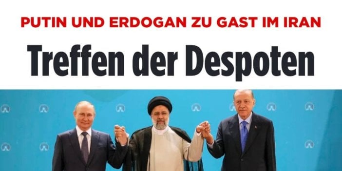 Alman basınından tepki çeken başlık | 'Despotların buluşması' dediler | Kıskandılar