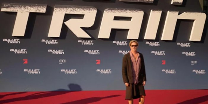 Brad Pitt film galasına etek giyip gitti. Hayranları şaştı kaldı