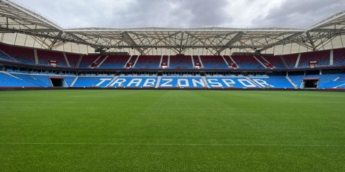 Trabzonspor'da stadyum yeni sezona hazırlanıyor