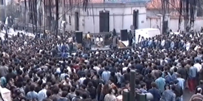 1990’da Beyoğlu’nda çekilen konser videosu görenleri şaşırttı
