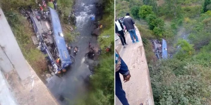 Kenya’da yolcu otobüsü nehre uçtu. Cesetler nehre saçıldı. 24 ölü