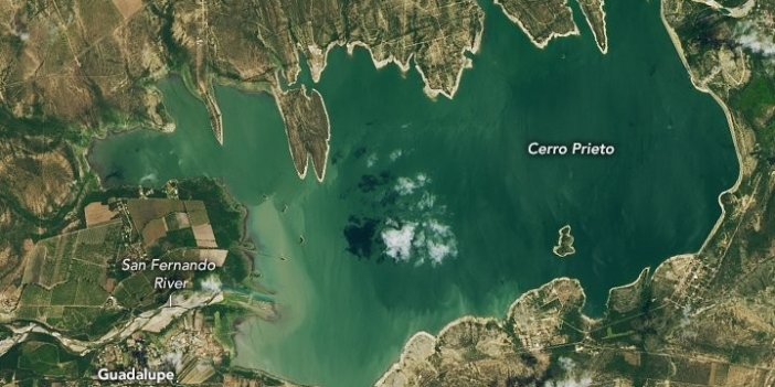 NASA Meksika'daki kuraklığı uzaydan fotoğrafladı