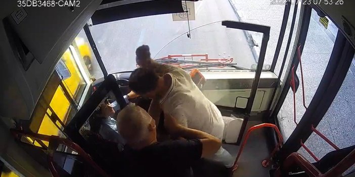 İzmir Büyükşehir Belediyesinde görevli kadın şoföre yumruklu saldırı