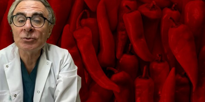 Prof. Dr. Serdar Akgün kırmızı biberin iki büyük faydasını açıkladı