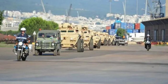 ABD'den Yunanistan'a yeni zırhlı araçlar. Selanik'te görüntülendi