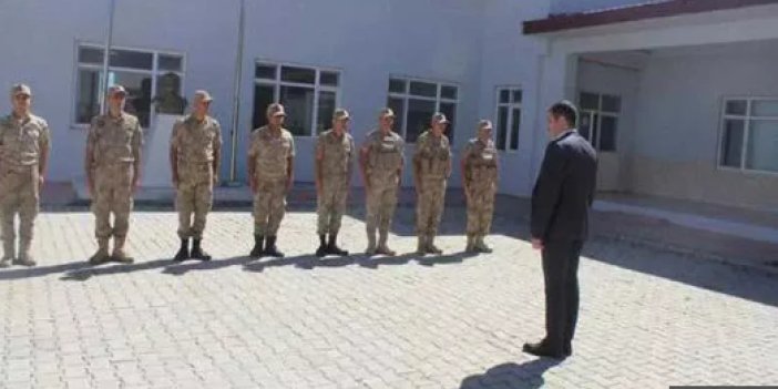 AKP'li il başkanına askeri karşılama!