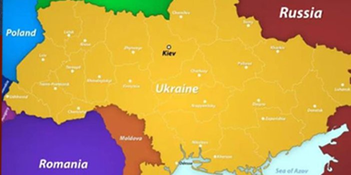 Rusya Ukrayna için Sevr haritası paylaştı. Türkiye'deki Rusçular görsün