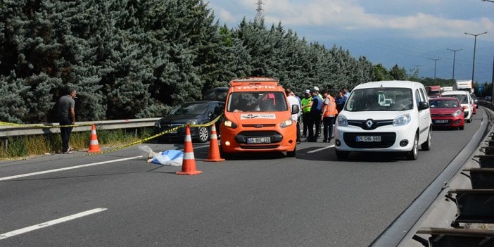 TEM Otoyolu'nda feci kaza! Lastik değiştirmek isterken canından oldu…