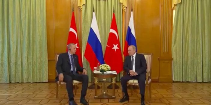 Soçi'de Erdoğan Putin görüşmesi başladı