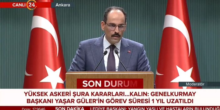 Haftanın sözü İbrahim Kalın'dan geldi: Balıklı Rum Hastanesi’ndeki yangın Cumhurbaşkanımızın talimatlarıyla söndürüldü