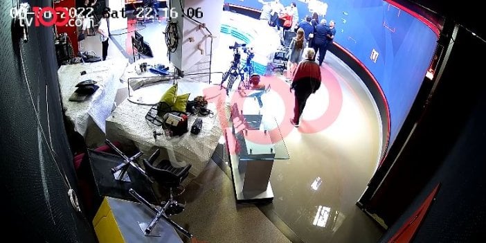 Cemal Enginyurt ve korumasının Latif Şimşek'e saldırı anı kamerada. tv100'den açıklama geldi