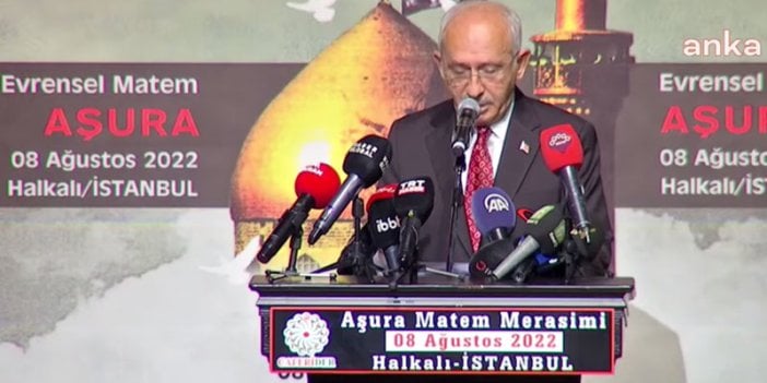 Kılıçdaroğlu: Hz. Hüseyin’e ağlayıp Yezid gibi davrananlardan değiliz