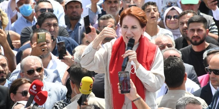 Meral Akşener'in esnaf ziyareti mitinge dönüştü