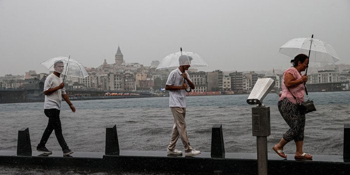 İstanbullular dikkat. AFAD’dan kuvvetli yağış uyarısı