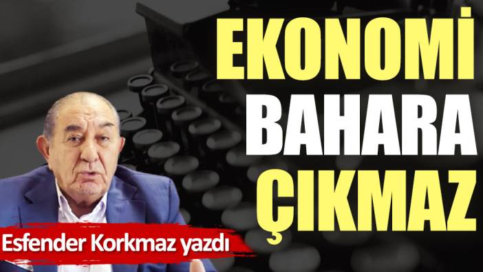 Ekonomi bahara çıkmaz