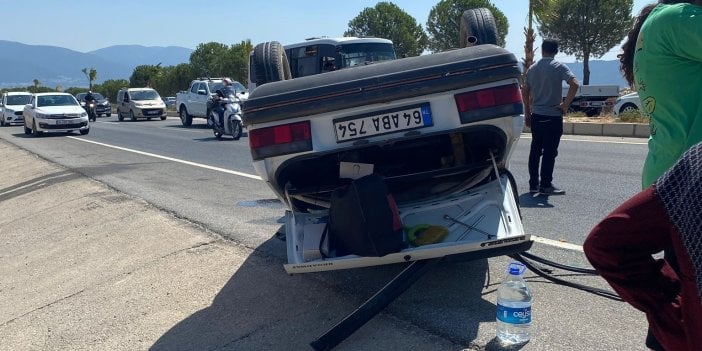 Didim'de trafik kazası: 2 yaralı