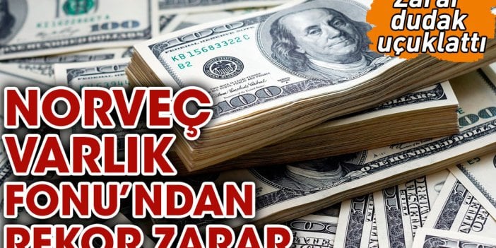 Norveç Varlık Fonu'ndan rekor zarar. Dudak uçuklatan zarar açıklandı