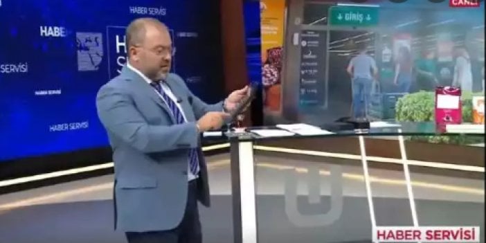 Yandaş TV kanalında sunucunun ‘indirim’ hüsranı! Canlı yayında hesap makinesini aldı, topladı çıkardı sonuç 1 lira