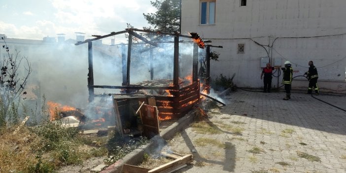 Çocukların ateşle oyunu yangın çıkardı