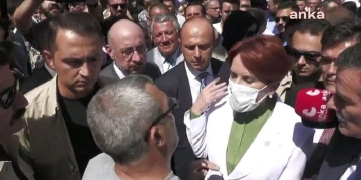 Meral Akşener yolunu kesen MHP'linin yüzüne karşı söyledi: O gün hastanedeydim, yalan söylüyorsun