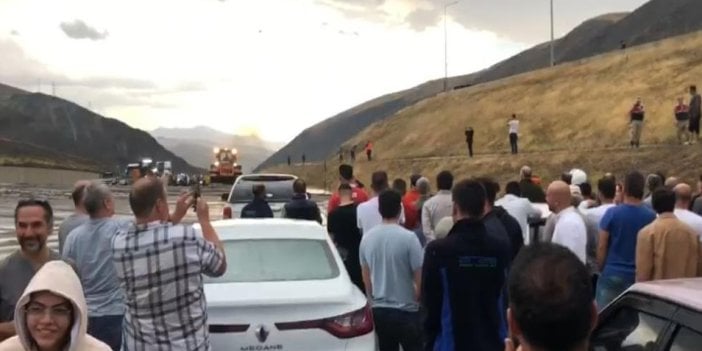 Erzincan-Sivas kara yolu çift yönlü kapandı