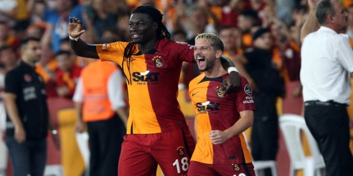 Gomis attı Galatasaray üç puanı aldı! Aslan yine son dakikalarda kükredi